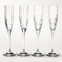 Mixed Dorset &amp; Fiore Champagne Flutes, Set of 4
