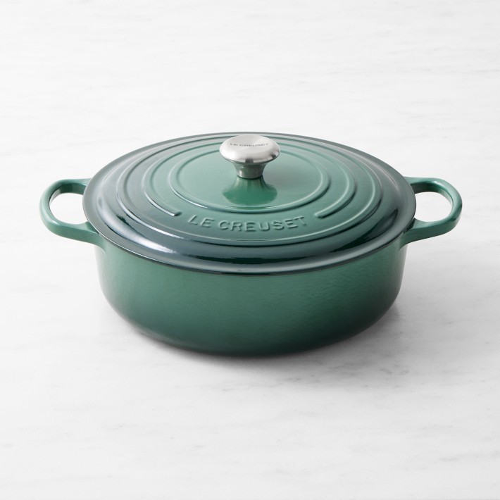 Le Creuset Signature Enameled Cast Iron Round Wide Dutch Oven, 6 3/4-Qt.