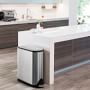 simplehuman&#8482; 11.9-Gallon Butterfly Lid Kitchen Step Trash Can