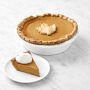 Sweet Jane's Pumpkin Pie with Leaf, Serves 8-10