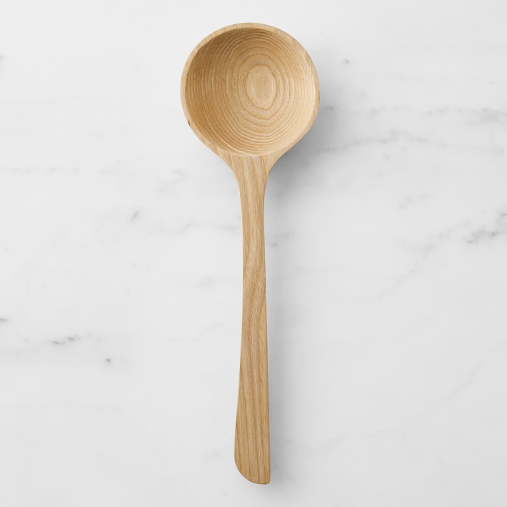 Certified Williams Sonoma Ash Wood Serving Spoon