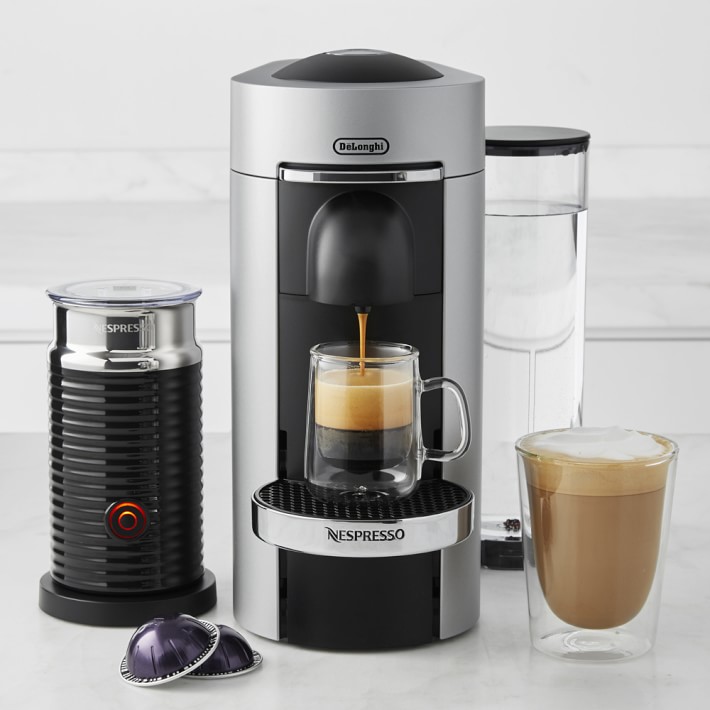 Nespresso VertuoPlus Deluxe Coffee Maker &amp; Espresso Machine with Aeroccino Milk Frother