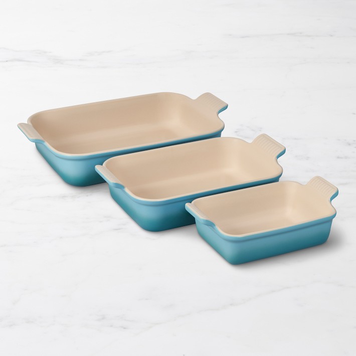 Le Creuset Heritage Open Rectangular Dishes, Set of 3