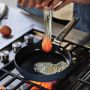 Joseph Joseph Ceramic Nonstick Space-Saving Fry Pan with Folding Handles