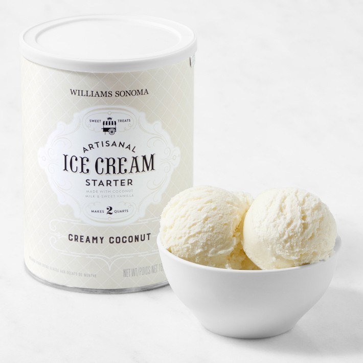 Williams Sonoma Ice Cream Starter, Creamy Coconut | Williams Sonoma