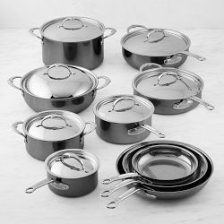 Hestan NanoBond® Titanium Stainless-Steel 17-Piece Cookware Set