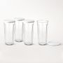 Working Glasses with Lids, Set of 4, 24 oz.