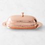 Williams Sonoma Hammered Copper Butter Dish