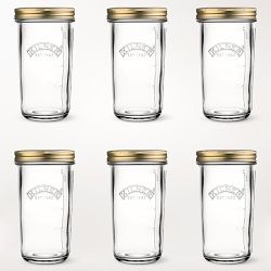 Kilner Canning Jars, 17 oz, Set of 6