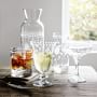 Vintage Etched Coupe Glasses