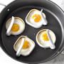 Williams Sonoma Square Egg Fry Ring Molds, Set of 4