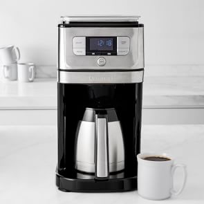 Cuisinart Burr Grinder & Brew Coffee Maker with Thermal Carafe ...