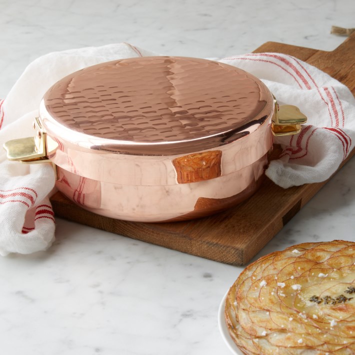 Mauviel Copper Pommes Anna Pan Dutch Oven Williams Sonoma