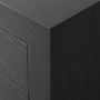 Malta 6-Drawer Wide Dresser, Black