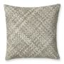 Woven Leather Hide Pillow Cover