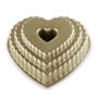 Nordic Ware Nonstick Cast Aluminum Scallop Heart Bundt&#174; Cake Pan