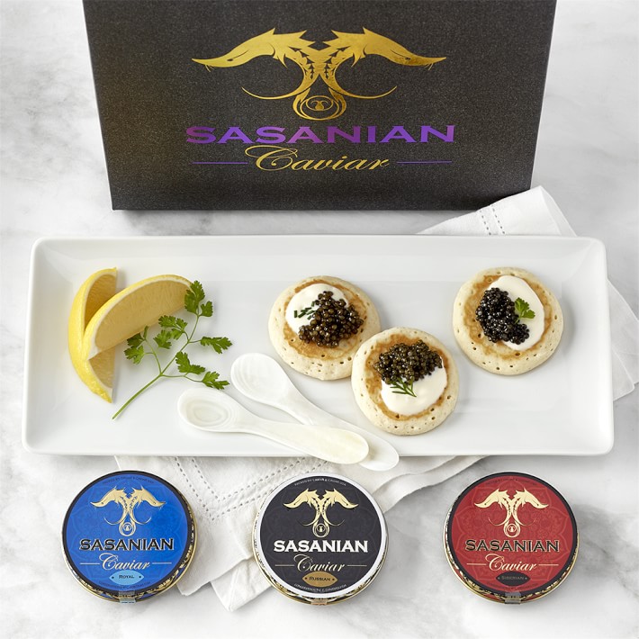Sasanian Caviar Trio Gift Set, 3-Oz.