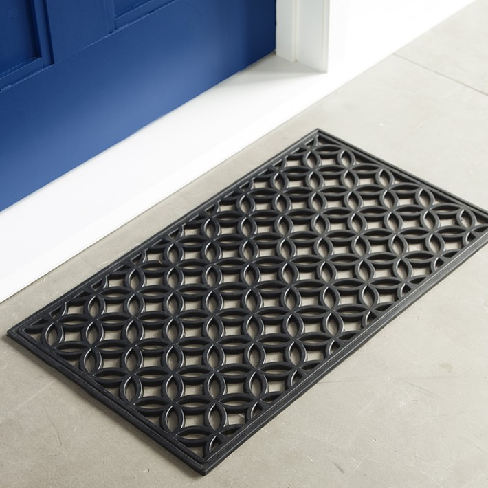 Rubber Overlapping Circles Doormat
