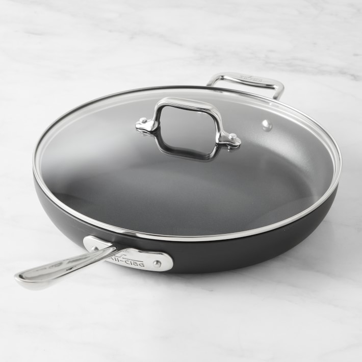 All-Clad HA1 Hard Anodized Nonstick Fry Pan with Lid, 12&quot;