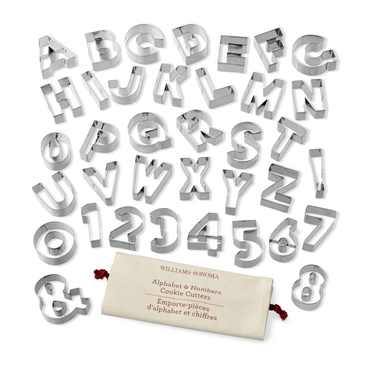 Williams Sonoma Ultimate Alphabet & Number Cookie Set