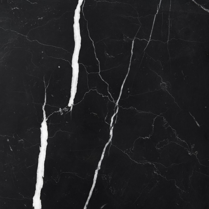 Black Carrara Marble Swatch