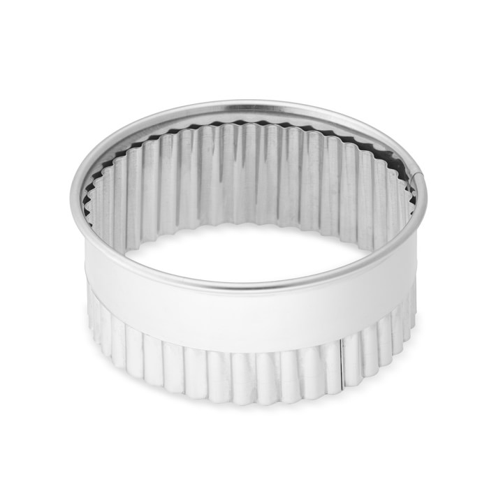 Stainless-Steel Fluted Cookie Cutter
