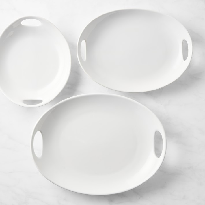 Open Kitchen by Williams Sonoma Handled Platters, Set of 3, Mixed