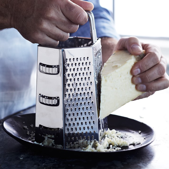 Williams Sonoma Open Kitchen Stainless-Steel 6-Sided Grater