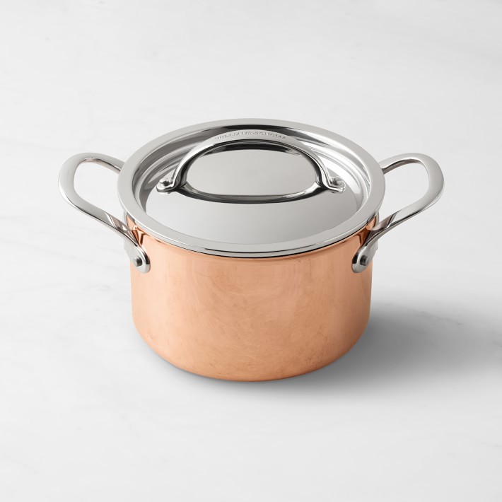 Williams Sonoma Thermo-Clad&#8482; Copper Soup Pot, 4-Qt.