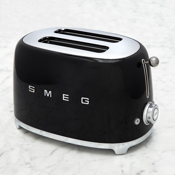 SMEG 2 Slice Toaster, Black