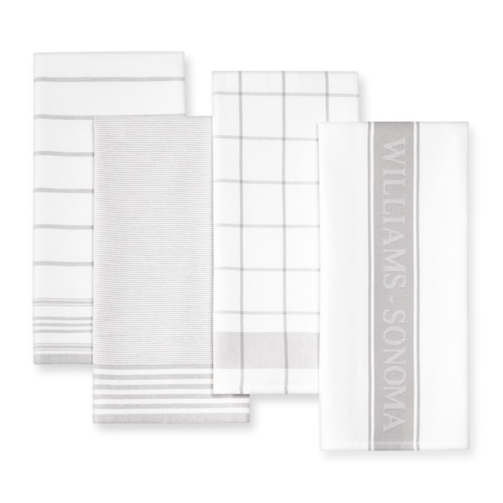 Williams Sonoma Multi-Pack Towels, Drizzle Grey