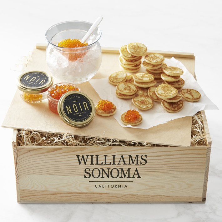 Williams Sonoma Roe Caviar Gift Crate