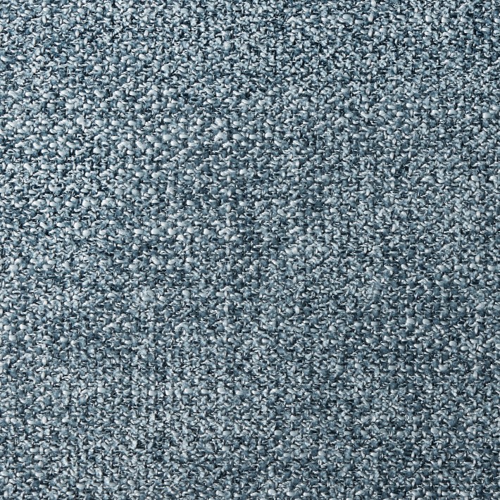 Fabric By The Yard, Performance Recycled Plush Weave, Blue