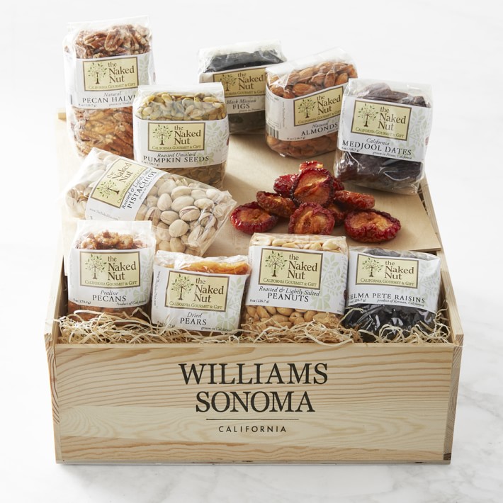 Williams Sonoma Dried Fruit &amp; Nut Gift Crate