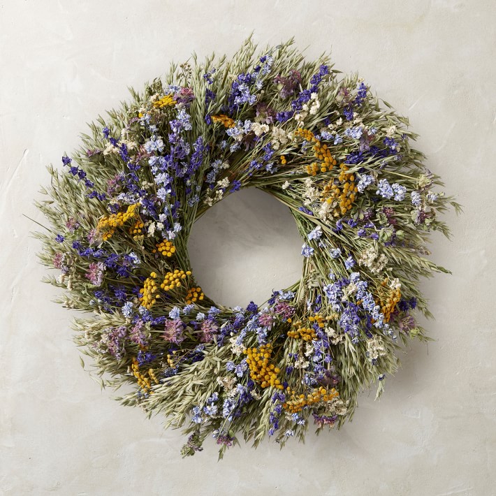 French Spring Live Wreath