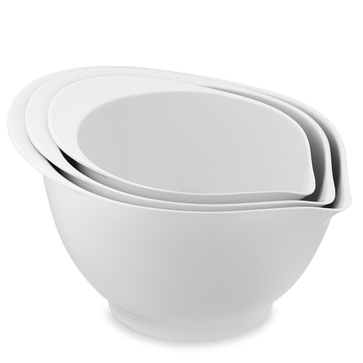 Melamine Mixing Bowls with Spout, Set of 3