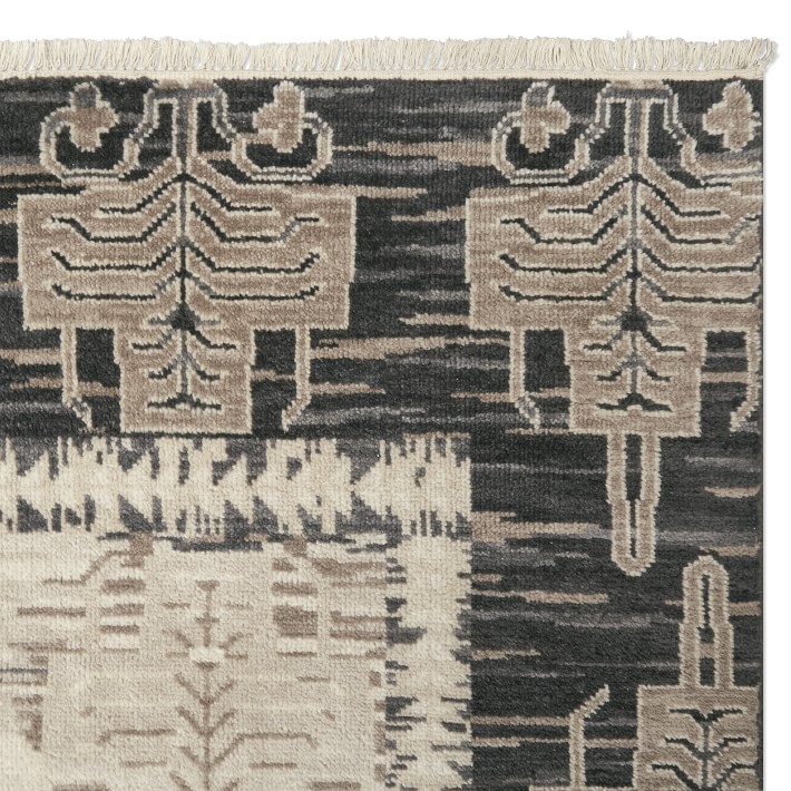 Kendra Hand Knotted Rug Swatch, 18