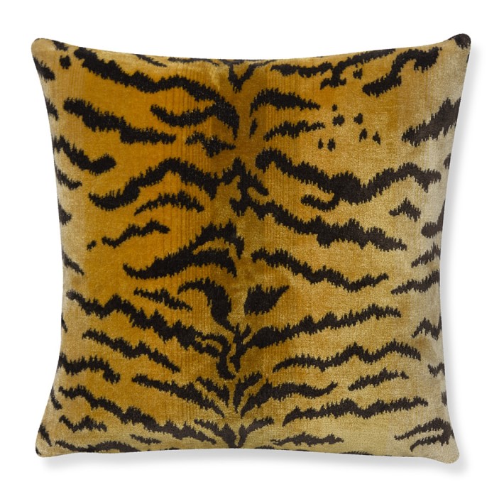 The House of Scalamandre Tiger Pillow Cover, 20