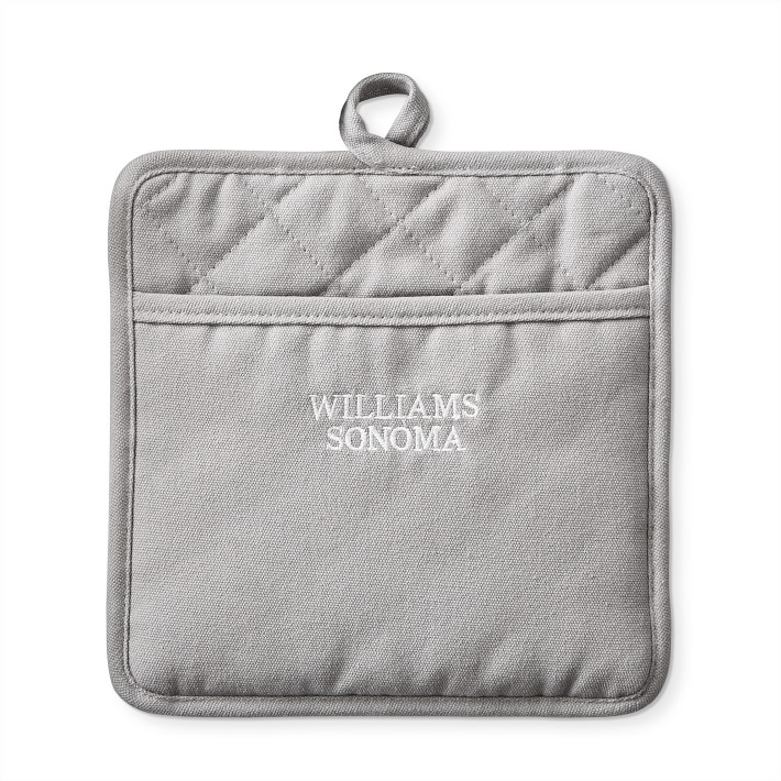 Williams Sonoma Ultimate Potholder, Drizzle Grey