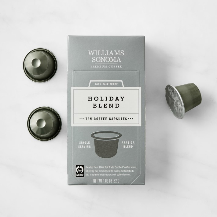 Williams Sonoma Coffee Capsules, Holiday Blend