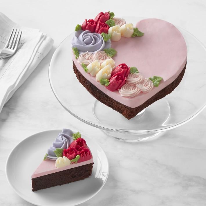 Heart Flower Cake, Serves 8