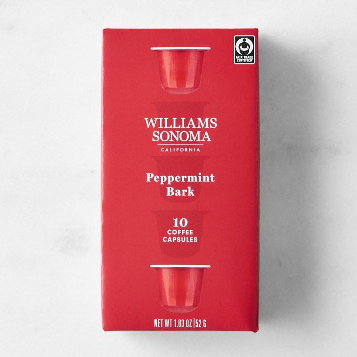 Williams Sonoma Coffee Capsules, Peppermint Bark