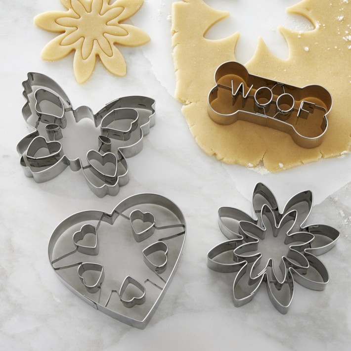 Williiams Sonoma Impression Cookie Cutters, Set of 4