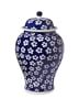 Blue &amp; White Ginger Jar with Lid,  12&quot; Urn