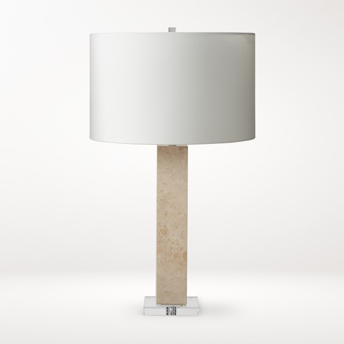 Travertine Table Lamp