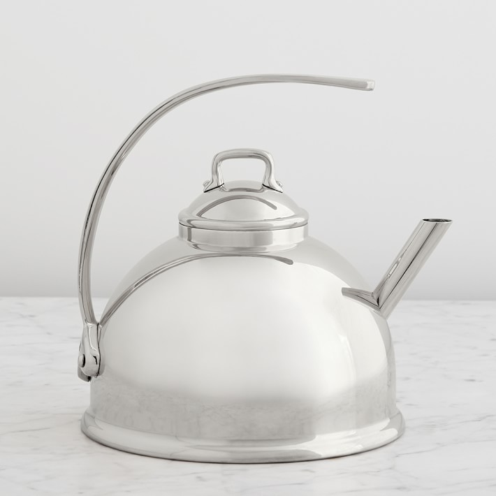 Mauviel M'Tradition Stainless-Steel Tea Kettle