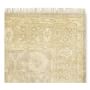 Hand Knotted Ivory Blossoms Rug Swatch