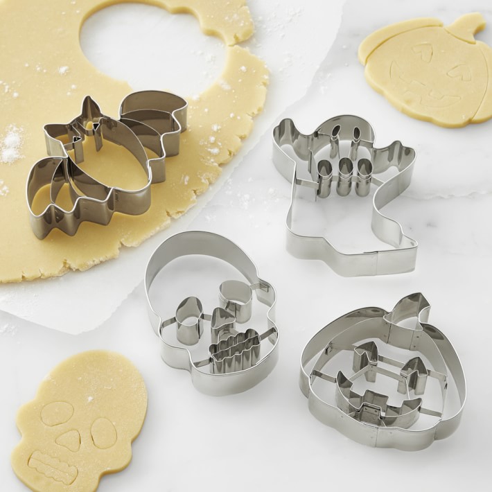 Halloween Impression Cookie Cutters, Set of 4