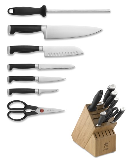 Zwilling J.A. Henckels Four Star II 8-Piece Knife Block Set | Williams ...