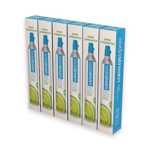 SodaStream Spare CO2 Cylinders, 6-Pack